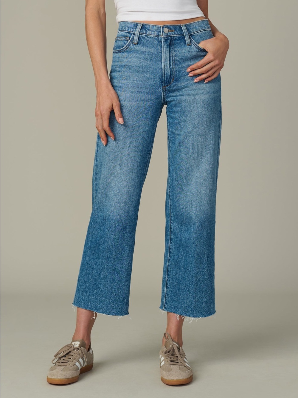 Joe’s Jeans The Blake High Rise Wide Leg Crop Jeans – Graceful Wash – Size 27